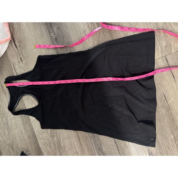 Lululemon Cool Racerback Tank II Black Size 4 GUC - Picture 4 of 5